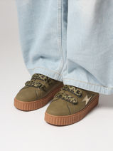 Sneakers Aby Vanessa wu Groen women BK2714NR-vue-porte